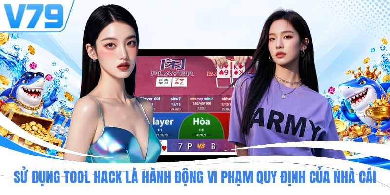 Sử dụng tool hack là hành động vi phạm quy định của nhà cái